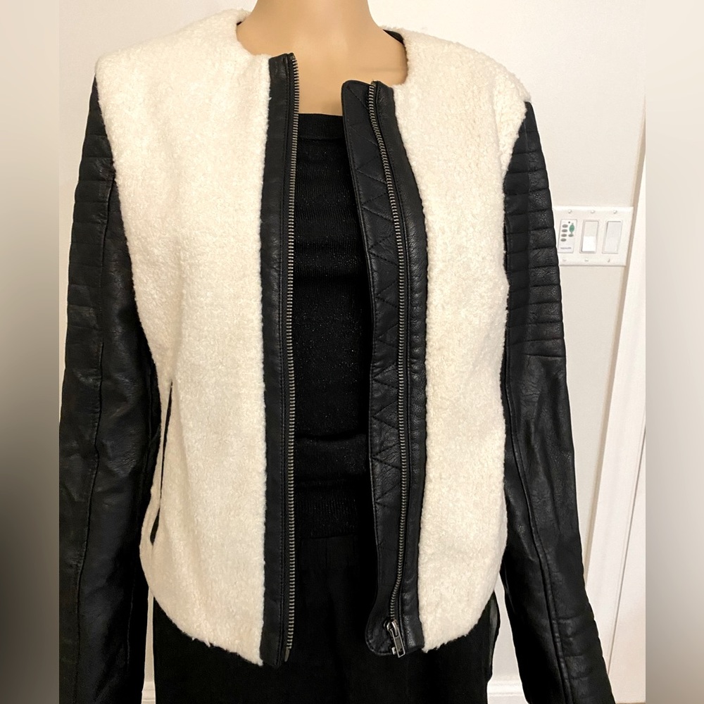 Express two toned moto jacket size M